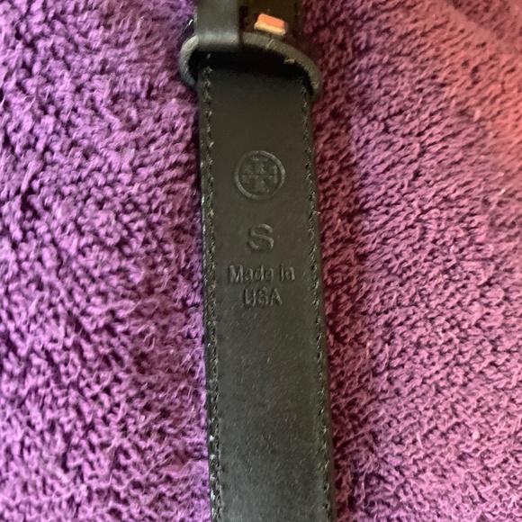 Tory Burch Black Patent Leather Belt sz S main image 3